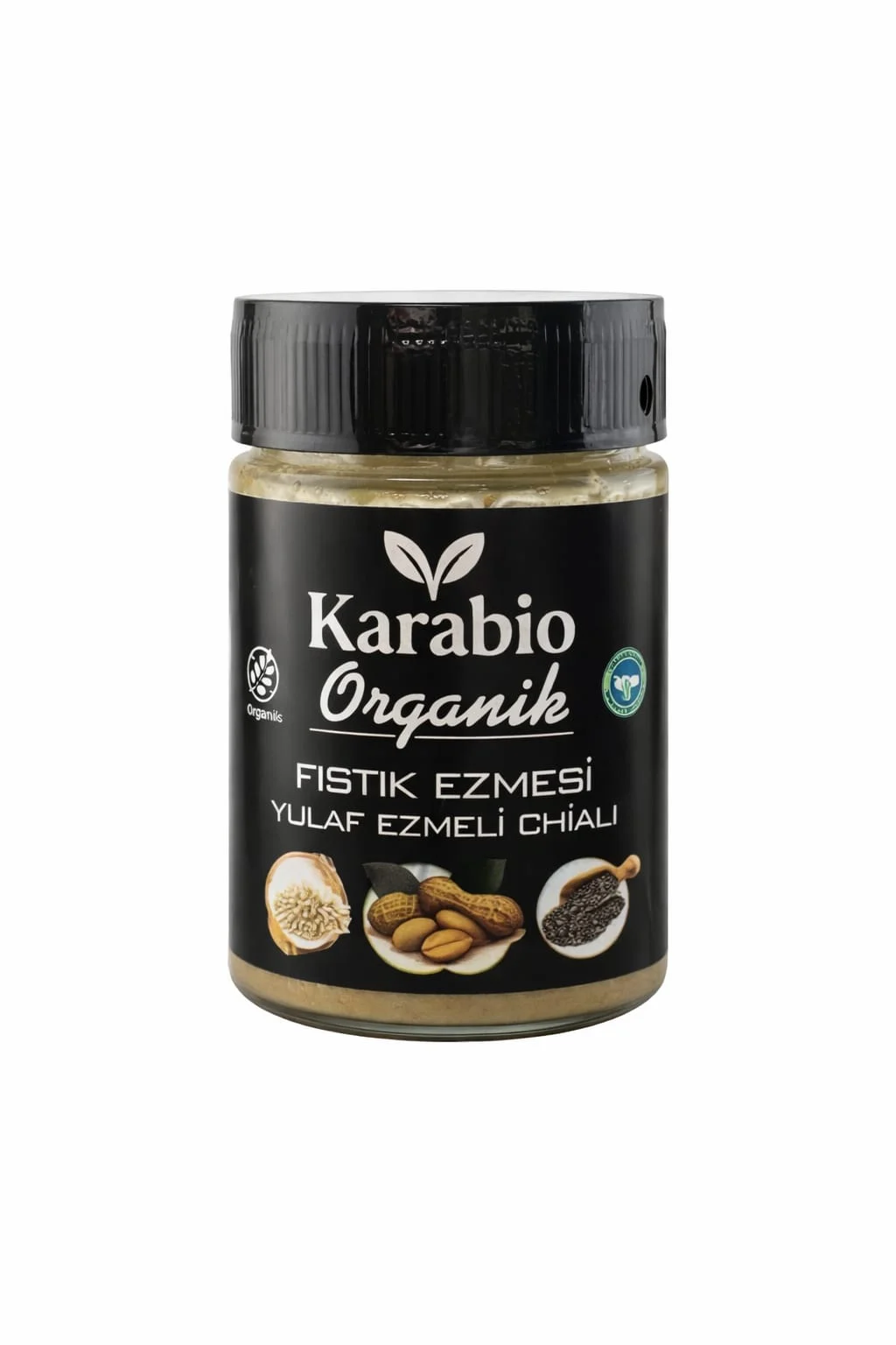 Karabio Organik Yulaf Ezmeli & Chia Tohumlu Fıstık Ezmesi Ürün Görseli